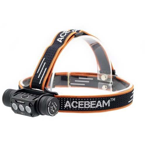 Налобный фонарь Acebeam H50 V2.0, 1 х 18650, 3 диод, 6 режимов, 137 метров, 2000 люмен (Комплект)