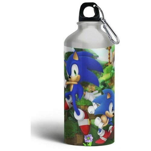 Бутылка фляга спортивная игры Sonic Generations (соник) - 5988