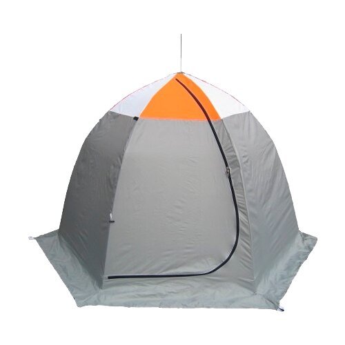 Палатка двухместная Митек Омуль 2, серый/оранжевый/белый