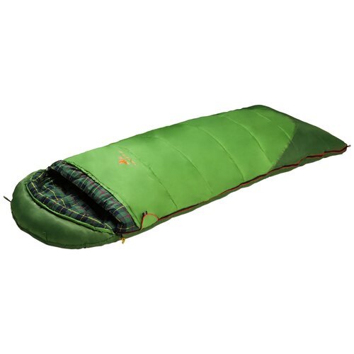 Спальный мешок Alexika Siberia Compact Plus, зеленый, молния с правой стороны