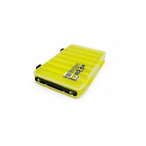 Коробка TOP BOX LB- 2500 двухсторонняя (27*18,5*5 cм), желтое основание