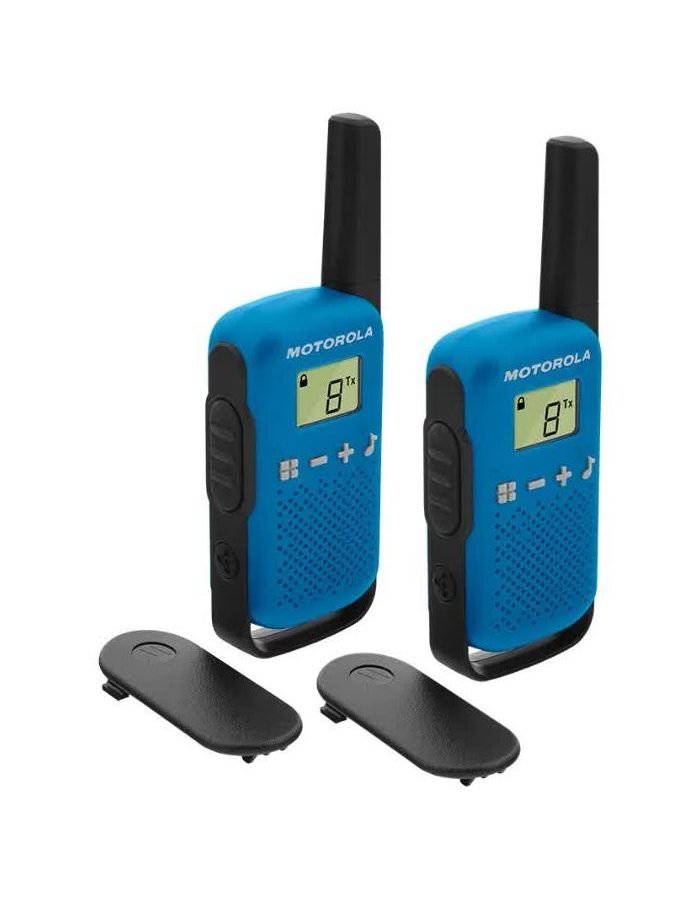 Рация Motorola Talkabout T42 Twin Pack (синий) Комплект из двух радиостанций MT198