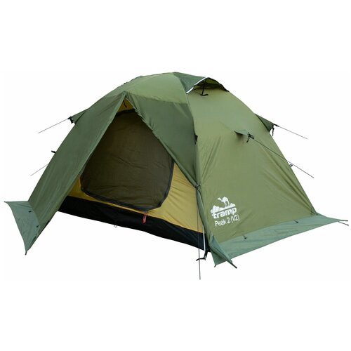 Палатка экстремальная двухместная Tramp PEAK 2 V2, зеленый