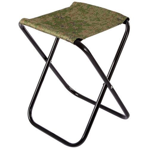 Складной стул симпл 420, без спинки, Камуфляж цифра, стальной