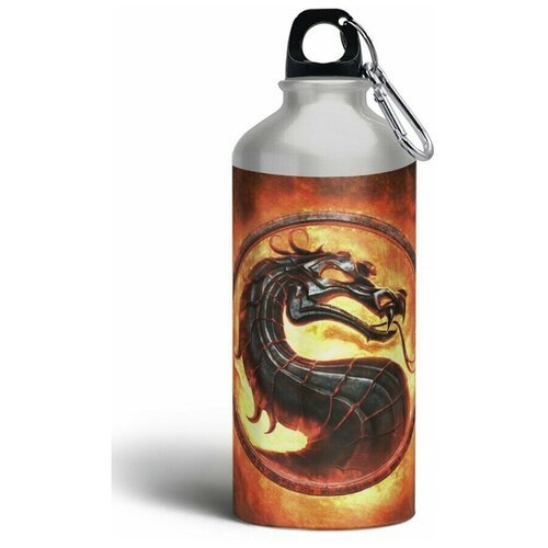 Бутылка фляга спортивная игры Mortal Kombat X (мортал комбат) - 6052