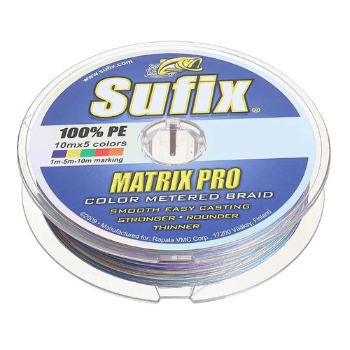 Леска плетеная SUFIX Matrix Pro разноцветная 100 м 0.20 мм 18 кг DS1CB0241uDA9P