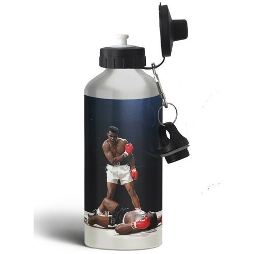 Бутылка спортивная,туристическая фляга 500мл Спорт Бокс Мухаммед Али - 241