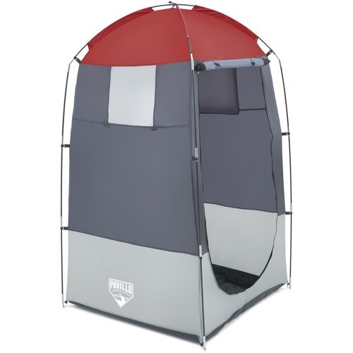 Тент для душа/туалета Bestway Палатка-кабинка 68002, серый/красный