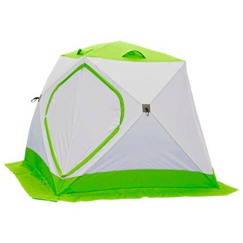 Зимняя палатка Лотос Куб Классик А9 бело-зеленый 2022