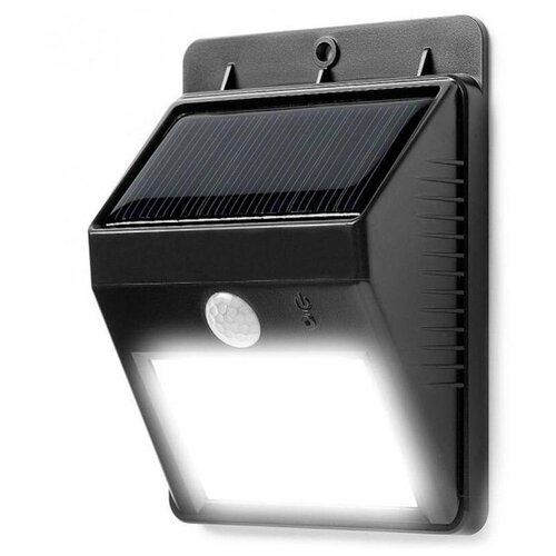 Фонарь LED Ever brite на солнечной батарее с датчиком движения Solar Motion 20 светодиодов 5 шт (Черный)
