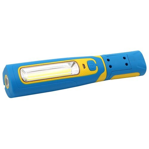 Ручной фонарь Dollex FIS-12 синий/желтый
