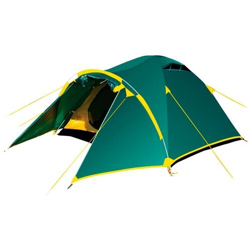 Палатка трекинговая четырехместная Tramp LAIR 4 V2, зеленый