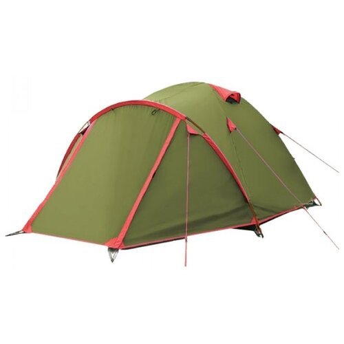 Палатка трекинговая четырехместная Tramp LITE CAMP 4, зеленый