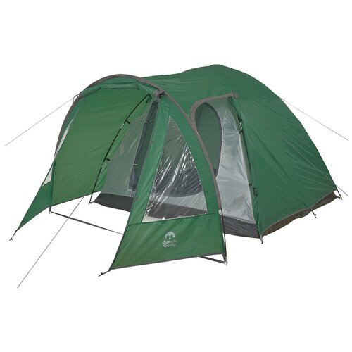 Палатка кемпинговая четырехместная Jungle Camp Texas 4, зеленый