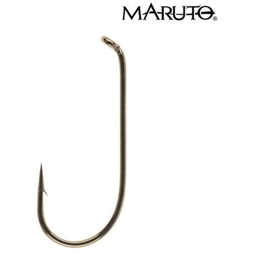 Крючки мушиные Maruto 7023, цвет BR, № 18, 10 шт.