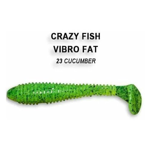 Силиконовые приманки Crazy Fish Vibro fat 2.7' 1-71-23-6, 5шт.