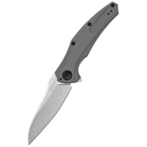 Нож складной kershaw Bareknuckle серый