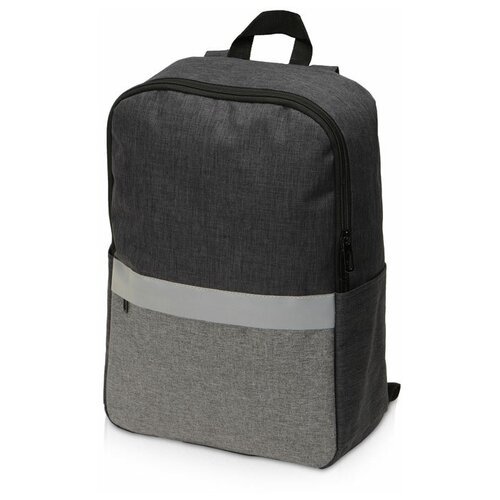 Рюкзак Merit со светоотражающей полосой и отделением для ноутбука 15.6', серый