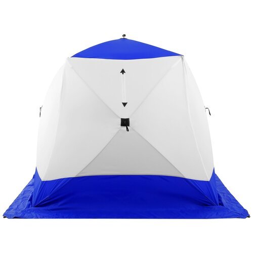 Палатка Стэк «КУБ», зимняя, трехместная, цвет синий, белый