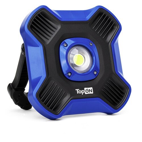 Аккумуляторный фонарь TOP-MX1B (LED, 10 ватт, 1100 люмен, PowerBank 5000 mAh, поворотная подставка)