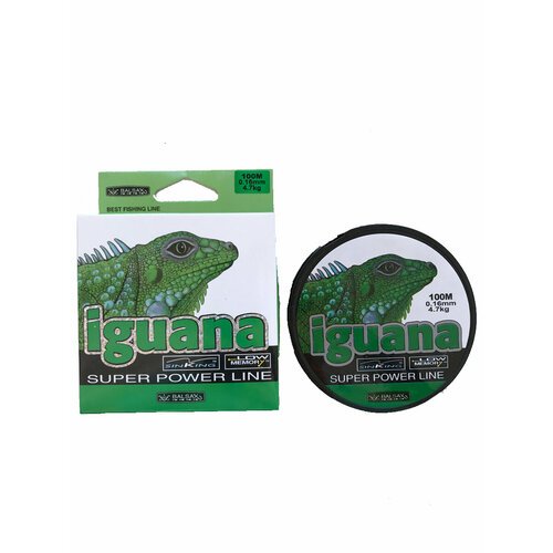 Леска для рыбалки Iguana 0,16мм - 4,7кг - 100м