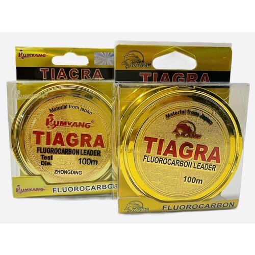 Леска Tiagra флюрокарбоновая 0.25 мм (12.5 кг), 100 м (2 шт.)