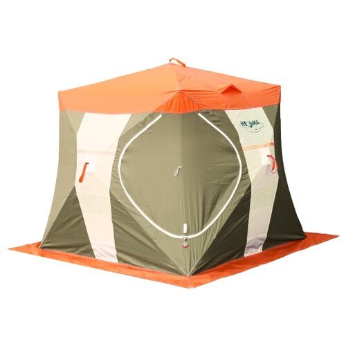 Палатка для рыбалки одноместная Митек Нельма Куб-1, оранжевый