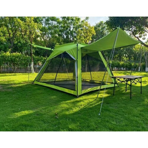 Шатер-палатка 240х240х170см с полом, с москитной сеткой Coolwalk зеленый