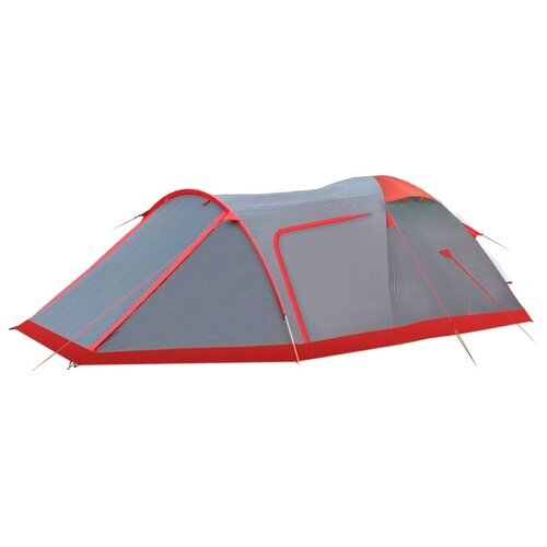 Палатка экстремальная трехместная Tramp CAVE V2, серый