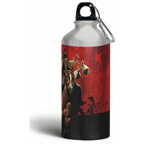 Бутылка фляга спортивная игры Red Dead Redemption (рдр) - 6048