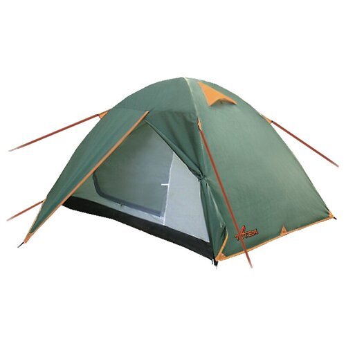 Палатка трекинговая двухместная Totem Trek 2 V2, зеленый