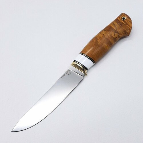 Туристический нож Ворсма Скинер большой сталь Х12МФ, рукоять кориан