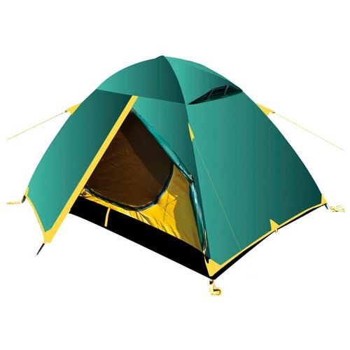 Палатка трекинговая трехместная Tramp SCOUT 3 V2, зеленый