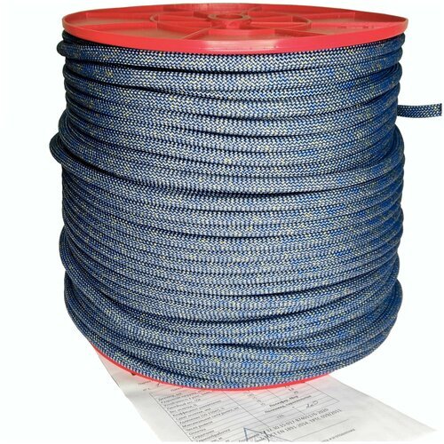 Верёвка страховочно-спасательная Мангуст | 10.5 мм | Remera (200 м, Синий)