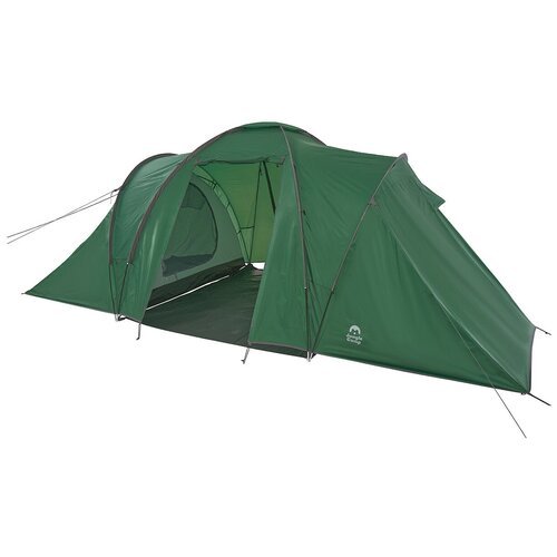 Палатка кемпинговая четырехместная Jungle Camp Toledo Twin 4, зеленый