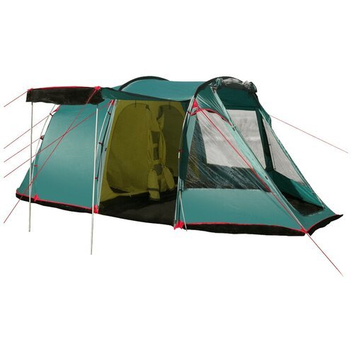 Палатка кемпинговая пятиместная Btrace Family 5, зеленый